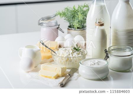 Fresh dairy products Fresh dairy products 115884603
