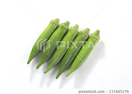 新鮮的秋葵 115885276