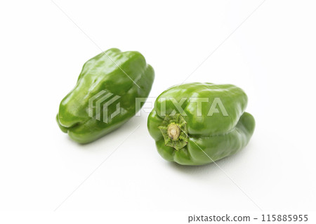 Bell pepper on white background 115885955