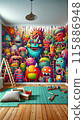 Monsters Wall Wonderland 115886948