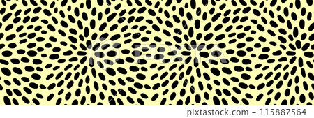 Small dash pattern. Seamless minimal dash pattern, small elements on yellow background. Small dash pattern. Seamless minimal dash pattern, small elements on yellow background. 115887564