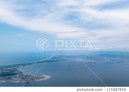 福岡縣福岡市東區鳥瞰圖 115887858