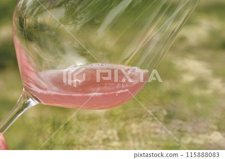 Mediterranean rosé wine Mediterranean rosé wine 115888083
