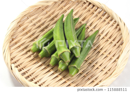 新鮮的秋葵 新鮮的秋葵 115888511