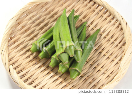 新鮮的秋葵 新鮮的秋葵 115888512
