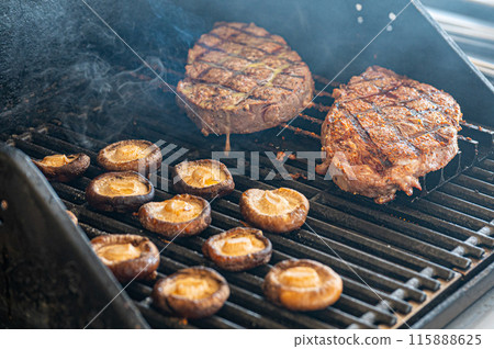 barbecued beef 115888625