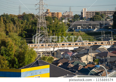 The Musashino Line from Shin-Matsudo Station to Tokyo (November) The Musashino Line from Shin-Matsudo Station to Tokyo (November) 115889374