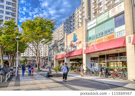 Urban landscape of Yokohama City, Kanagawa Prefecture Yokodai Station 115889567