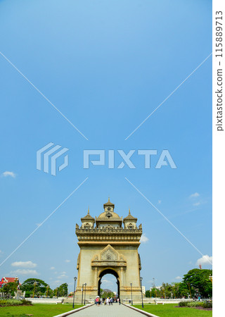 寮國首都萬象Patuxai美景 寮國首都萬象Patuxai美景 115889713