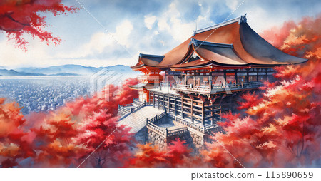 Kyoto Tourism Image / Autumn Temples and Autumn Leaves 115890659