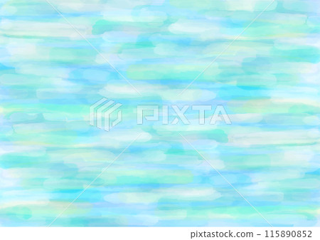 Wave, water, flowing, cool, blue, image, pattern 115890852