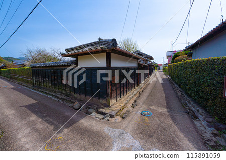 [Important Preservation District for Groups of Traditional Buildings] Doi-Kuraku-Naka: Nomura Family Residence and Streetscape of Doyo Bamboo and Ubamegashi Oak Hedges, Aki City, Kochi Prefecture 115891059