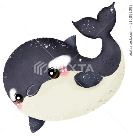Watercolor Hand drawn illustration underwater animals Cute Orca whale marine wild life children clip art for textile, decoration, posters, inviation, greeting cards Watercolor Hand drawn illustration underwater animals Cute Orca whale marine wild life children clip art for textile, decoration, posters, inviation, greeting cards 115891092