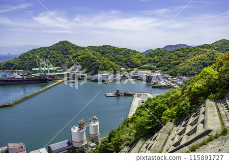 Hakata Island, Hakata Kinoura Port, Ferry Pier, Imabari City, Ehime Prefecture 115891727