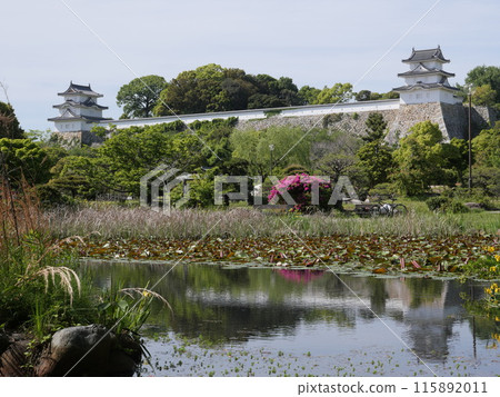 Akashi Castle ruins in Akashi Park 115892011