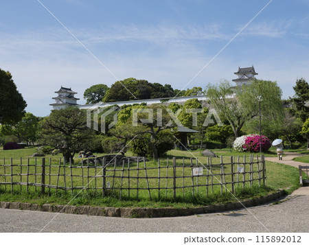 Akashi Castle ruins in Akashi Park Akashi Castle ruins in Akashi Park 115892012