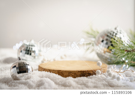 Winter Christmas composition 115893106