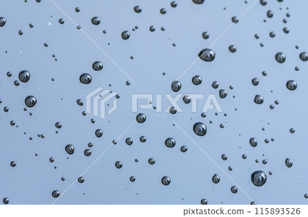 Close-up of wet windshield during rainy season 2 115893526