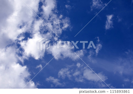 white light clouds in the blue sky white light clouds in the blue sky 115893861