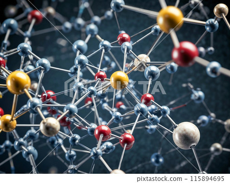 molecule structure of molecular structure-插圖素材 [115894695] - PIXTA圖庫