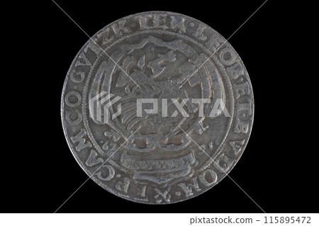 old vintage silver medieval taller coin old vintage silver medieval taller coin 115895472