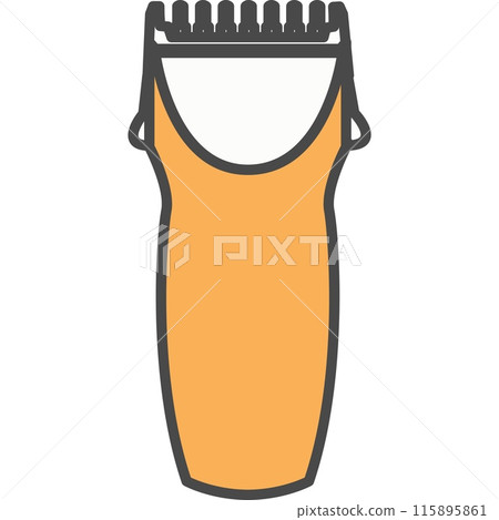 Hair clipper vector icon isolated Hair clipper vector icon isolated 115895861