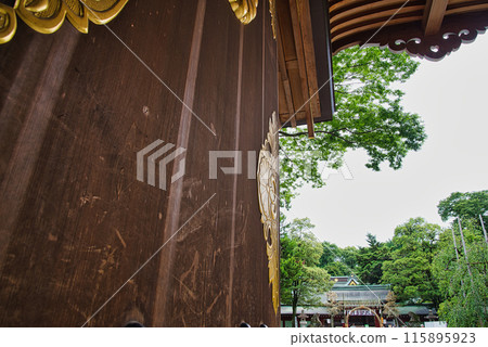 大國玉石神社左神門神社和佛教寺廟陽光門左神門 大國玉石神社左神門神社和佛教寺廟陽光門左神門 115895923