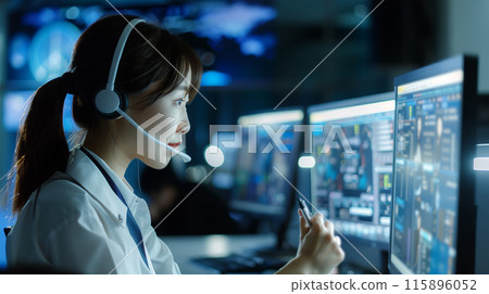 Taking notes during a phone call 115896052