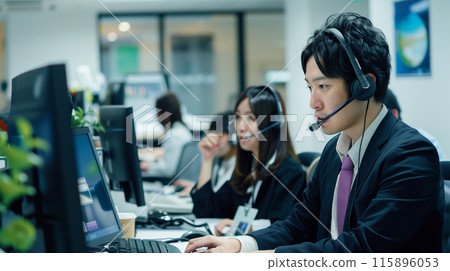 Japanese Call Center 115896053