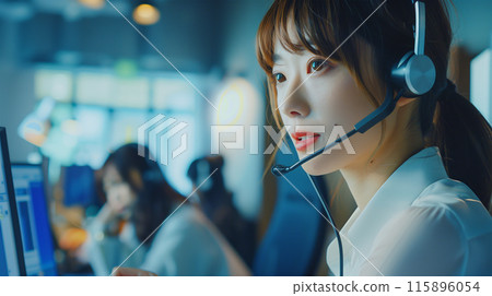 Japanese Call Center 115896054