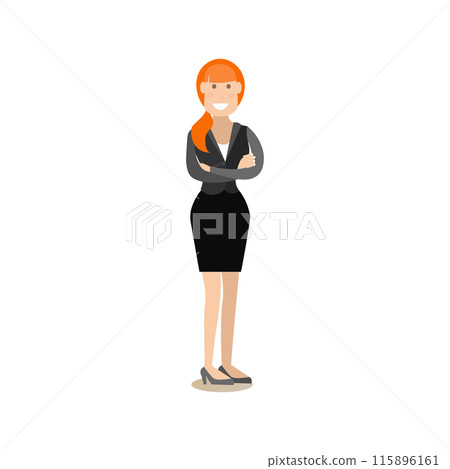 Office people concept vector illustration in flat style 115896161