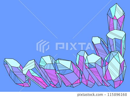 Background with crystals. Jewelry precious or semiprecious gem stones. Background with crystals. Jewelry precious or semiprecious gem stones. 115896168