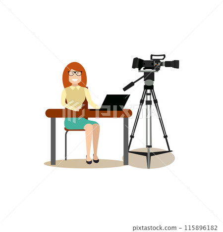 Law court people vector illustration in flat style 115896182