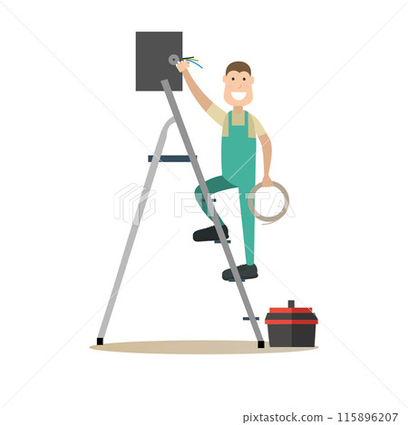 Internet people flat vector illustration Internet people flat vector illustration 115896207