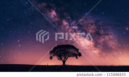 A tree and the Milky Way 115896835