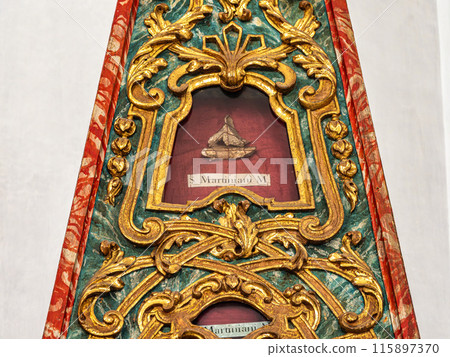 Sanctuary of Santa Cruz Monastery and Church at Coimbra, Portugal 115897370