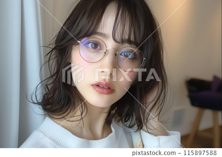 Glasses girls Glasses girls 115897588