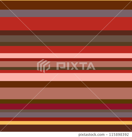 Multicolor striped background, colorful geometric vector texture with lines. Modern splash effect banner. Abstract illustration with stripe. Hand drawn seamless pattern for fabric, textile, wallpaper 115898392