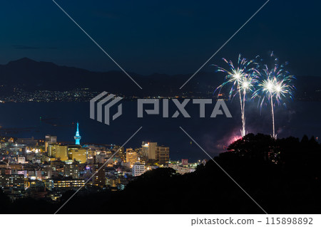 Beppu Summer Fireworks (Beppu City, Oita Prefecture) 115898892