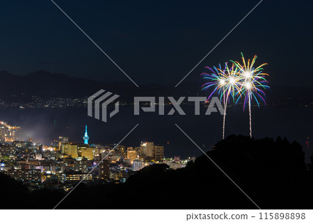 Beppu Summer Fireworks (Beppu City, Oita Prefecture) Beppu Summer Fireworks (Beppu City, Oita Prefecture) 115898898