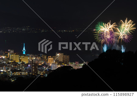Beppu Summer Fireworks (Beppu City, Oita Prefecture) Beppu Summer Fireworks (Beppu City, Oita Prefecture) 115898927