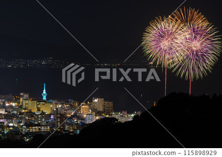 Beppu Summer Fireworks (Beppu City, Oita Prefecture) 115898929