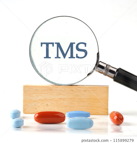 TRM transportation management system. Concept word TMS it manifested itself in a magnifying glass standing on a wooden bar. The aspect ratio of the photo is 1 to 1 TRM transportation management system. Concept word TMS it manifested itself in a magnifying glass standing on a wooden bar. The aspect ratio of the photo is 1 to 1 115899279