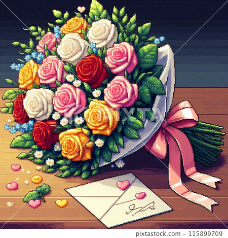 flower, rose, bouquet 115899709