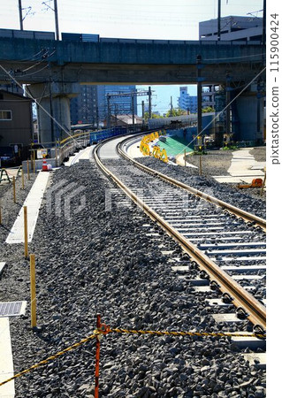 東北新幹線瓶頸...正在建造“新幹線引道”，以消除福島站的地面交叉路口 115900424