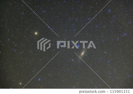 Autumn Starry Sky: Around the Andromeda Galaxy 115901151