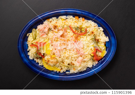 Crab pilaf (red snow crab) 115901396