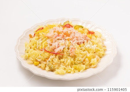 Crab pilaf (red snow crab) Crab pilaf (red snow crab) 115901405