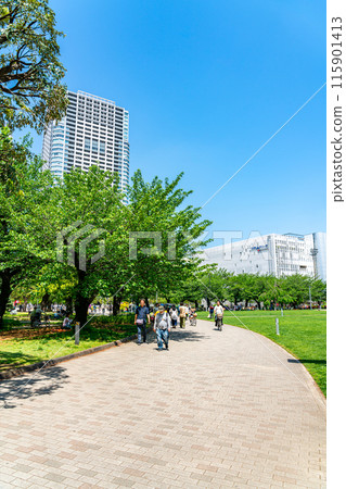 [東京] 錦糸公園，綠意盎然、清新美麗 115901413