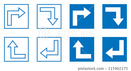 箭頭圖示設定藍色 115902275